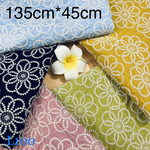 L100レース生地 綿 DIY 花柄 刺繍 手芸用 ウェディングドレス 手作り