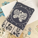 sale♡ミナペルホネンファブリックで作成しましたブックカバーです♡文庫本用