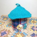 ウフハウス 青 綿棒ケースカバー 