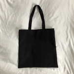 リネンのトートバッグ 黒