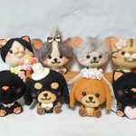 【Ｔ様オーダー品】羊毛フェルトの犬、猫たち