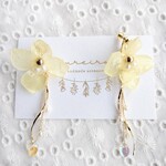 【sale品】【イヤリング2800円→1500円】紫陽花シリーズ♡大ぶり紫陽花とネジネジ