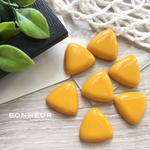 A657【送料無料】こっくり三角カボション  カラフルパーツ  4pcs