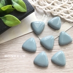 New【送料無料】こっくり三角カボション  カラフルパーツ  4pcs