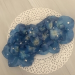 たっぷり紫陽花のバレッタ