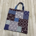 ＊SALE＊【デニムブルーパッチワーク】ミニバッグ