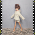 リカちゃん服※試作品※2点（パーカー、パンツ）No.7