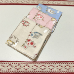 再販2 小さなガーゼハンカチ〔15cm×15cm〕 洗濯ネコちゃん no.41.42番