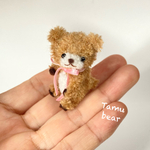 ミニチュア モールアート  チビくま テディベア モールベア Tamubear