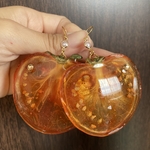 大きなトマトピアス［送料無料］