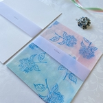 【お試し価格】紫陽花のレターセット　4セット入  A/442