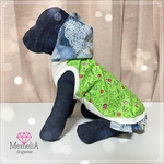 ダックス用犬服🐕さくらんぼがきゅんっ🍒デニム✖️さくらんぼタンクトップ🐶