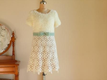 粉雪のチュニックワンピース ハンドメイドマーケット Minne