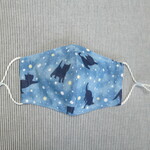 　立体マスク（シルエット猫）