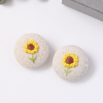 向日葵　ミニヘアゴム ペア1set 【小2.2cm】