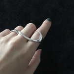 Re ▽ Double Finger ring