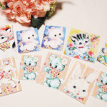 写真全部セット★アニマル布シール☆コラージュにもＯｋ2