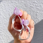 purple × mat silver ～large or small？～