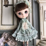 1832 mintなワンピースコーデ Blythe ブライス アウトフィット 洋服