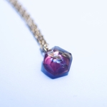 glass jewel ネックレス