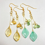 【ゆか様専用】ひらりとあべべピアス💚