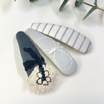 ミナペルホネンஐ 刺繍のパッチンピン 3点セット ⑅◡̈*キッズ&ベビー✦ฺプレゼントにも