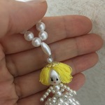 ruminaさま専用♪レトロなネックレス♪パール人形