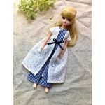 リカちゃん服　レースロングカーデ＆オールインワン