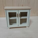 ミニチュア◆キャビネット(Yellowish White)◆サイドテーブル　オビツ11 ねんどろいど オビツろいどに　ドールハウス  ミニチュア家具