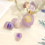 香水瓶のネックレス✴︎アメシスト　心眼