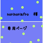 norinoriafro様  専用ページ