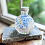 ハーバリウム  〜pale blue 〜　150ml neko bottle 