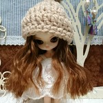 送料無料☆オビツ11ドール用毛糸帽子 11cm　ドール服