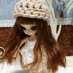 試作品格安☆オビツ11ドール用毛糸帽子 11cm　ドール服