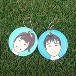 【絶対本人だとわかる】似顔絵キーホルダー作ります！