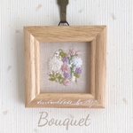 【送料無料】Bouquet刺繍＊インテリアフレーム