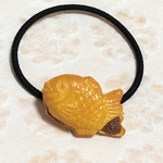 かじりかけたい焼きのヘアゴム