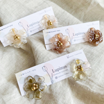 pierce/earring 𓇠 antique flower