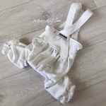 オーダーで♪かぼちゃサロペットパンツ＊ホワイト/星空