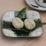 【粉引き+織部バッテン模様小皿】S123 和食器 陶芸 銘々皿 取り皿 小皿 結婚祝い お祝い 父の日 母の日 素敵