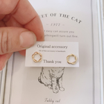ツイストリングピアス