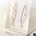 ＊ロングツイストチャームピアス・イヤリング＊