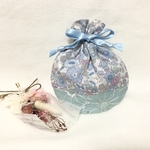 リバティ生地使用　ハンドメイド　ベッツィネプチューン　MaruCoro 巾着　ポーチ　♡