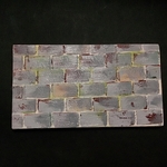 レンガの模様　表札　１５センチ