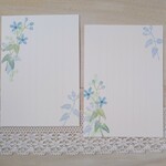 ◇da…様ご予約品◇消しゴム版画「ポストカード（ブルースター）」