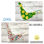 cool❗️小型犬用ワンちゃん クールバンダナ！ ニコちゃん柄× スイカ🍉柄 2WAY (リバーシブル)オールシーズン