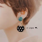 【sale★sale★sale】♡春夏アクセ♡ ドッド × ブルー × クリア ☆.｡.:*・ピアス限定