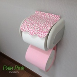ミモザのトイレットペーパーホルダーカバー Pale Pink 倍巻き対応