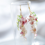 【オーダー】vani様専用＊ゆらゆら揺れる藤の花ピアス