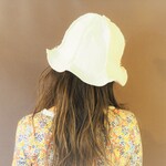 【予約】linen tulip hat / kinari